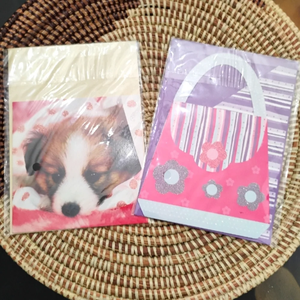 2 Greeting Cards - Get Well Soon & Birthday